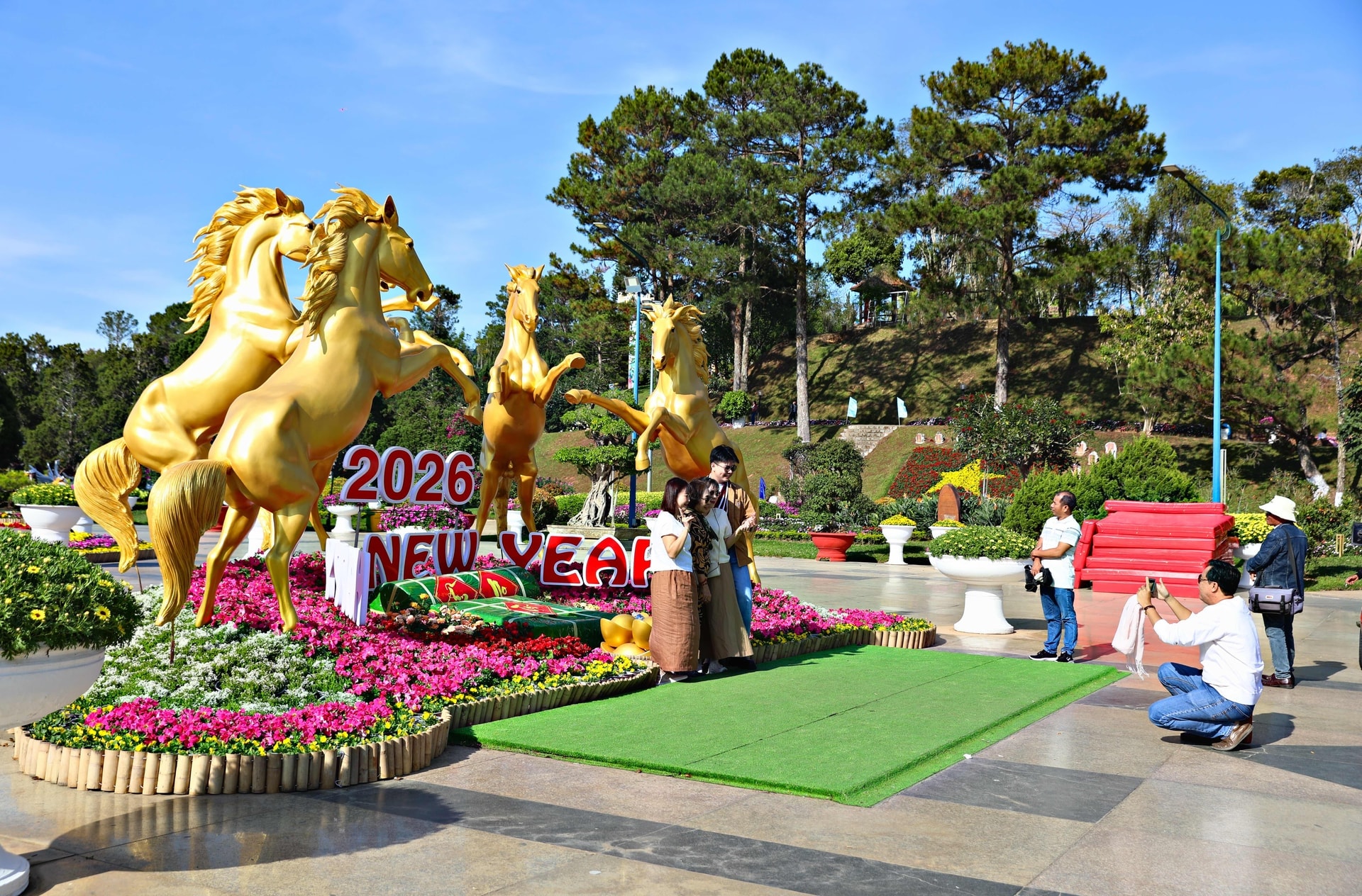 Xuân về trên cao nguyên Lâm Viên