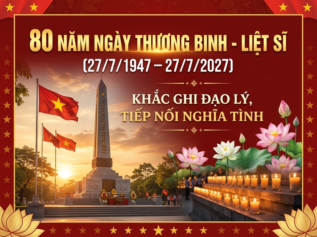 Đẩy mạnh tuyên truyền kỷ niệm 80 năm Ngày Thương binh - Liệt sĩ (27/7/1947 - 27/7/2027)