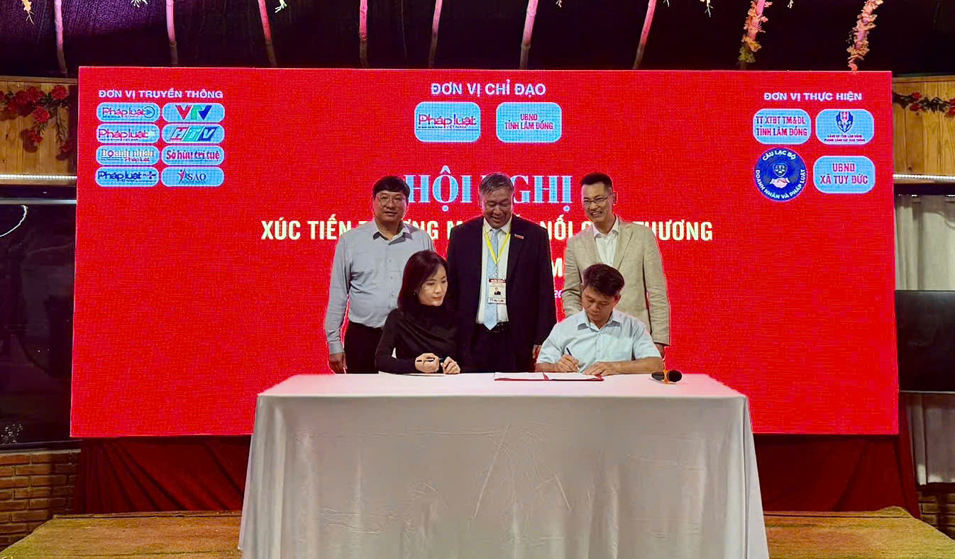 Kết nối giao thương giữa doanh nghiệp Lâm Đồng và Doanh nghiệp Báo Pháp luật