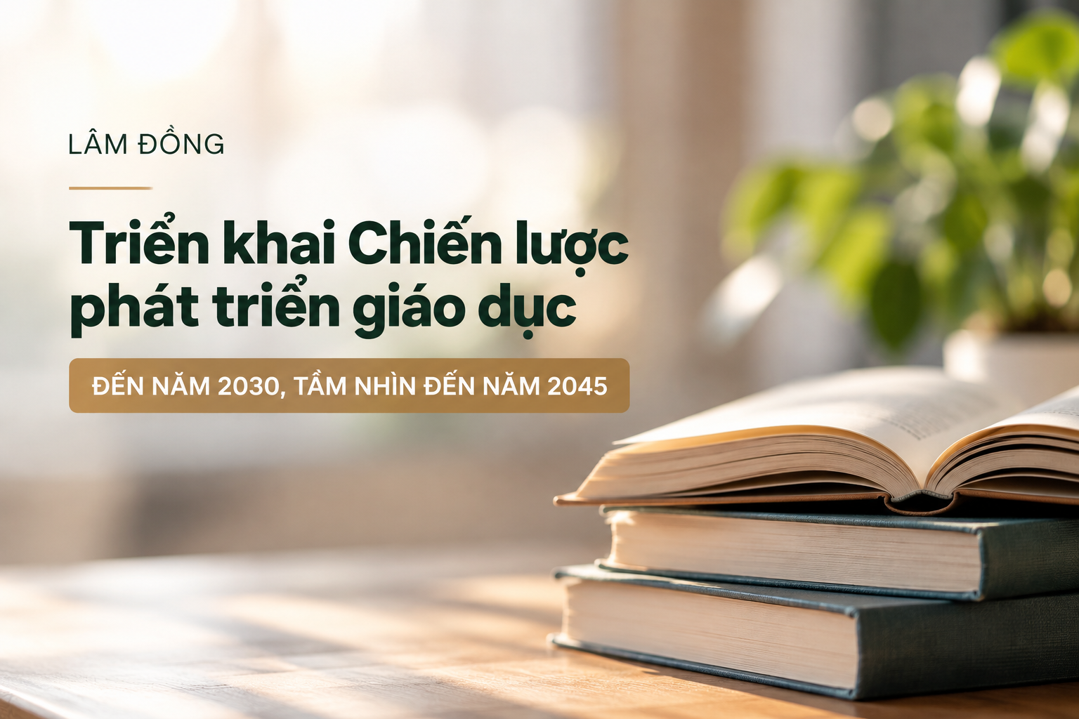 LÂM ĐỒNG TRIỂN KHAI CHIẾN LƯỢC PHÁT TRIỂN GIÁO DỤC ĐẾN NĂM 2030, TẦM NHÌN ĐẾN NĂM 2045